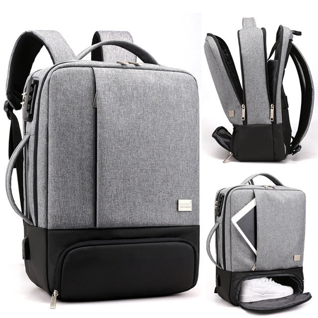 The Tech Voyager Laptop Backpack – Stylish Protection for Work & Travel