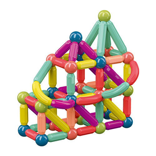 MagnaStix Builders – Creative Magnetic Stick Building Set for Kids!