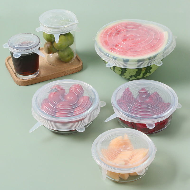 EcoFlex Silicone Stretch Lids – Reusable