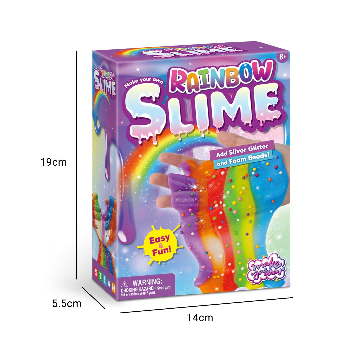 Toy Slime Kit Gifts For  Girls 8  Amazing To Make Foam Beans Slimes And Sliver Glitter Slimes Fun Slime Party Favors