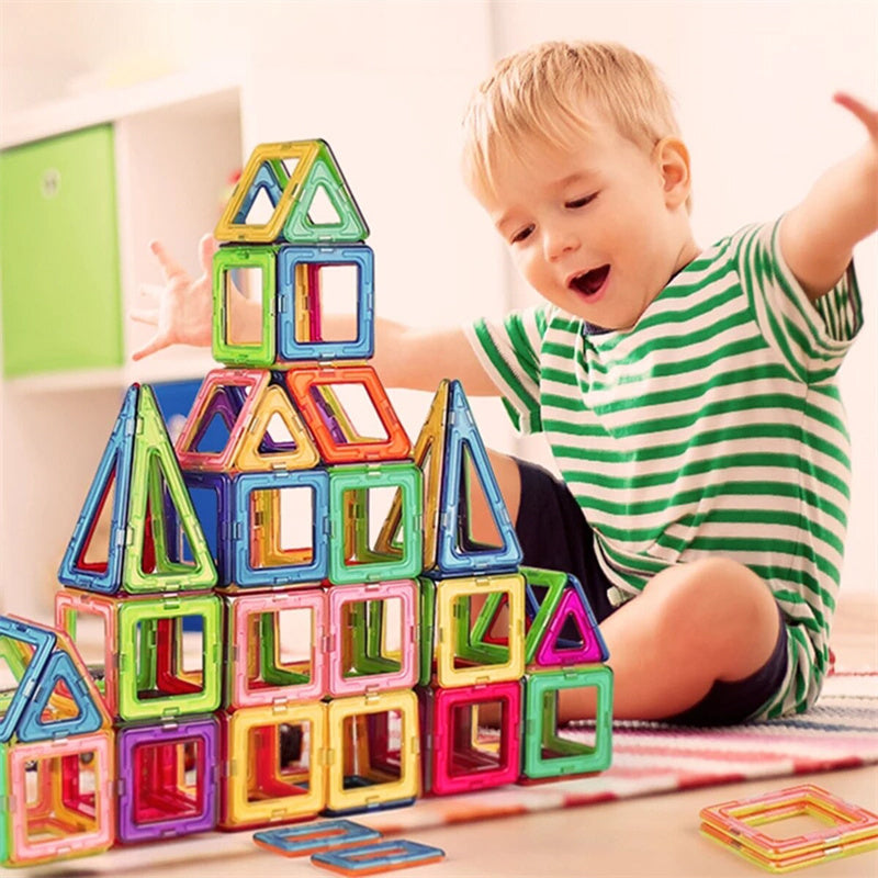 MagnaBuild Adventure Set - Spark Creativity with Magnetic Blocks!