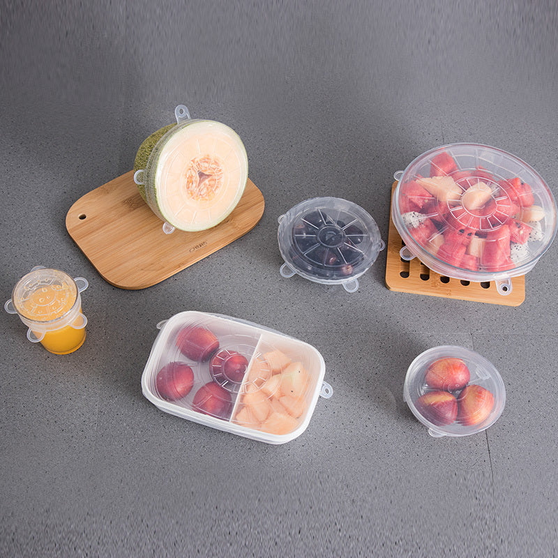 EcoFlex Silicone Stretch Lids – Reusable