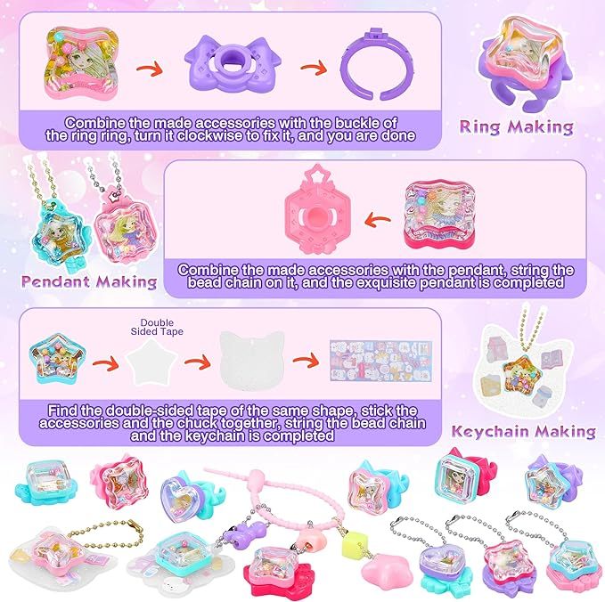 Princess Sparkle DIY Jewelry Kit – Magical Creations for Little Designers!