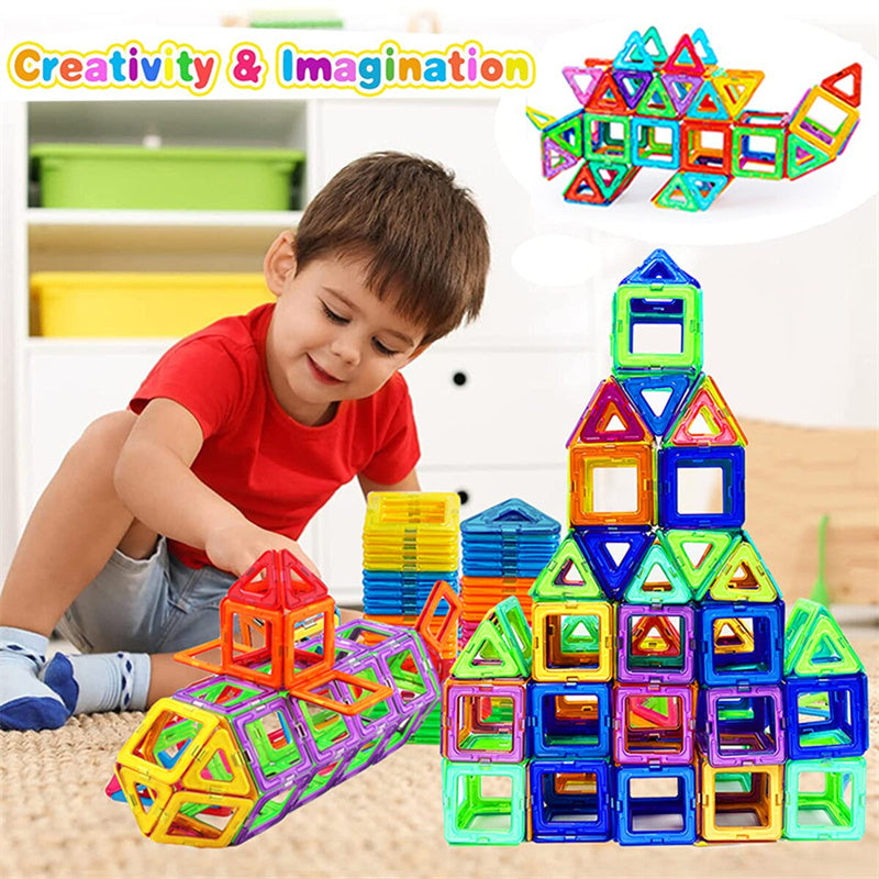 MagnaBuild Adventure Set - Spark Creativity with Magnetic Blocks!