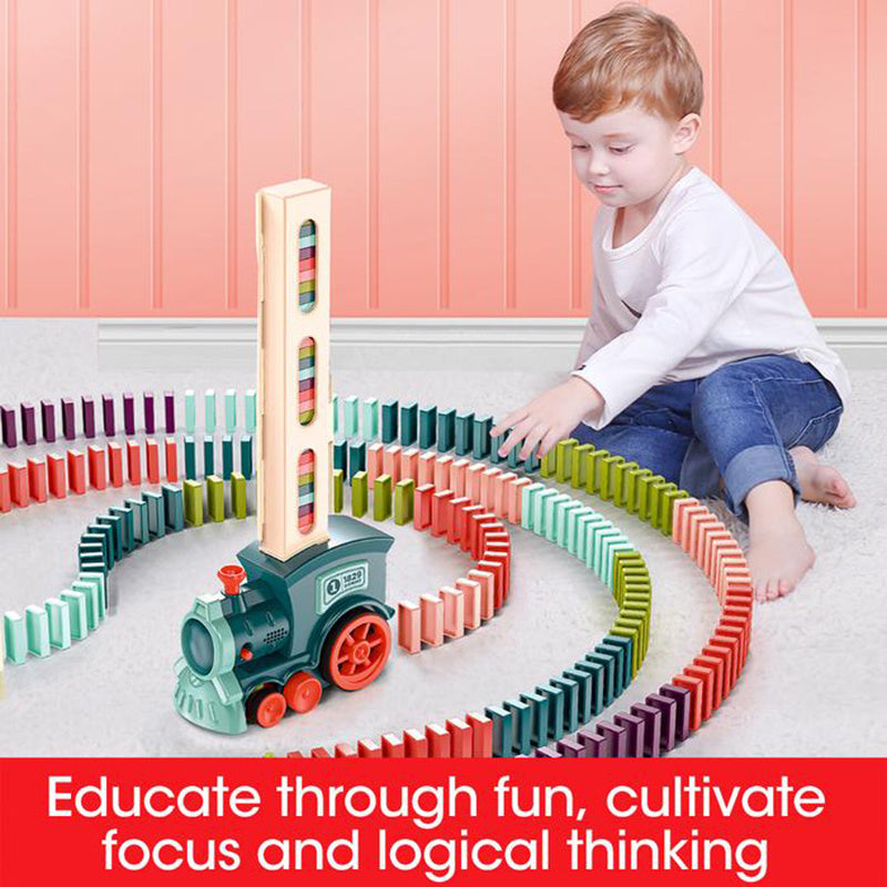 Domino Express Train – The Ultimate Domino-Stacking Adventure!